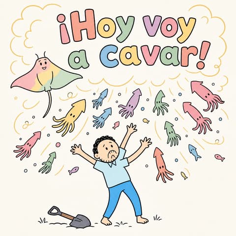 ¡Hoy voy a cavar! | Libro ATAL de vida cotidiana nivel 57