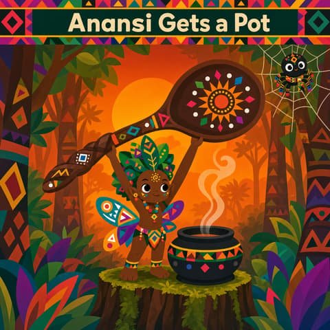 Anansi Gets a Pot