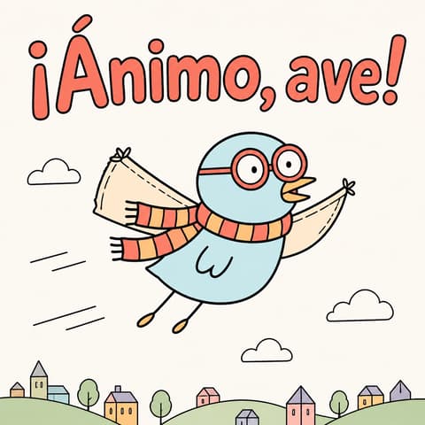¡Ánimo, ave! | Libro ATAL de aventura nivel 1