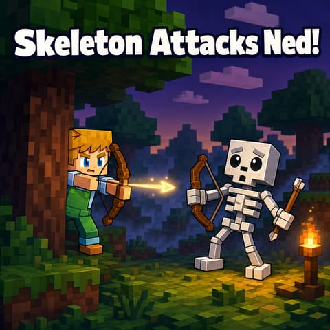 Skeleton Attacks Ned!