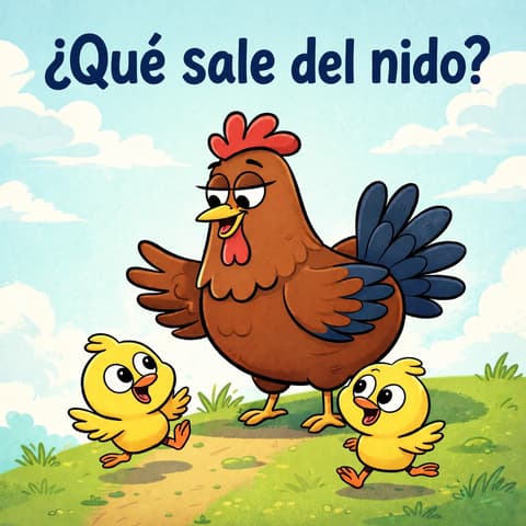 ¿Qué sale del nido? | Libro ATAL de animales nivel 30