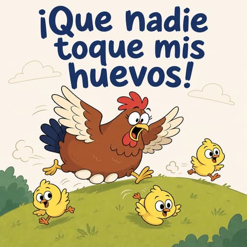 ¡Que nadie toque mis huevos! | Libro ATAL de animales nivel 58