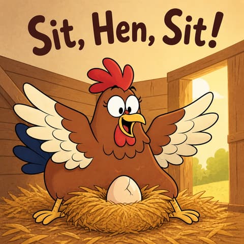 Sit, Hen, Sit!