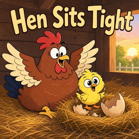 Hen Sits Tight