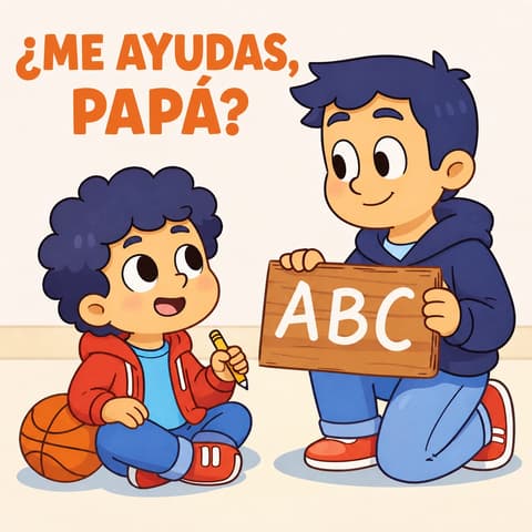 ¿Me ayudas, papá? | Libro ATAL de vida cotidiana nivel 65