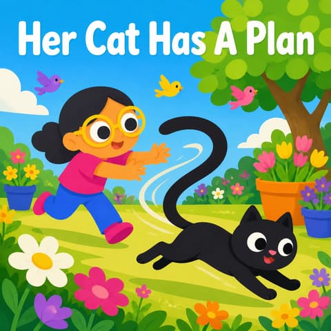 Her Cat Has A Plan