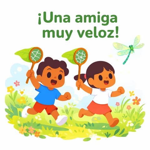 ¡Una amiga muy veloz! | Libro ATAL de vida cotidiana nivel 65