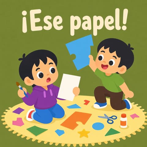 ¡Ese papel! | Libro ATAL de vida cotidiana nivel 2