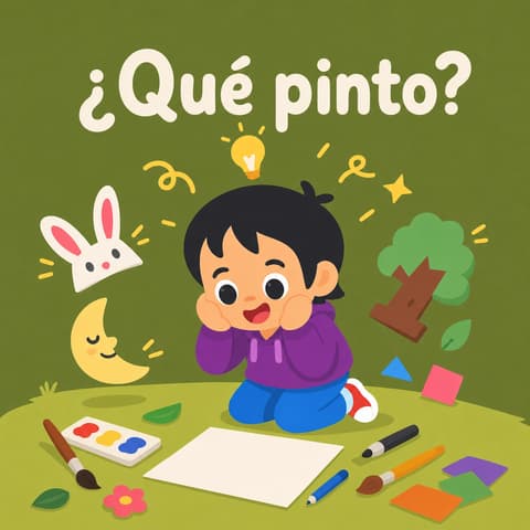 ¿Qué pinto? | Libro ATAL de vida cotidiana nivel 30