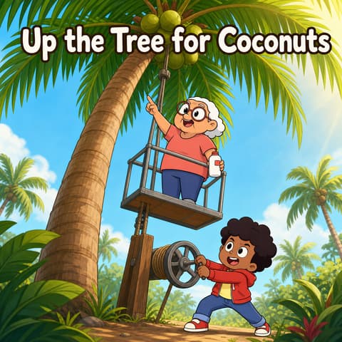 Up the Tree for Coconuts
