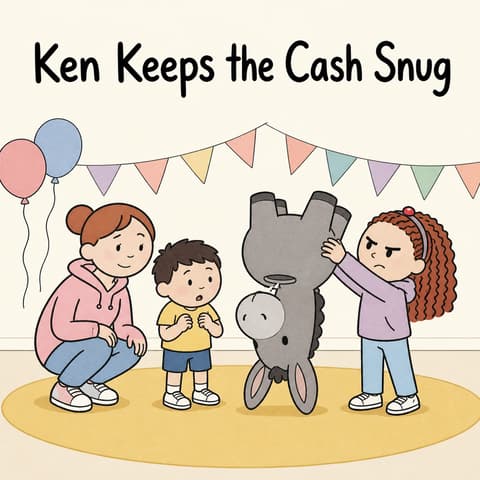 Ken Keeps the Cash Snug