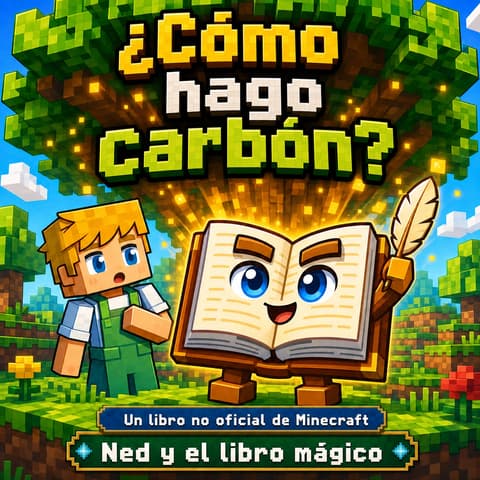 ¿Cómo hago carbón? | Libro ATAL de Minecraft nivel 59