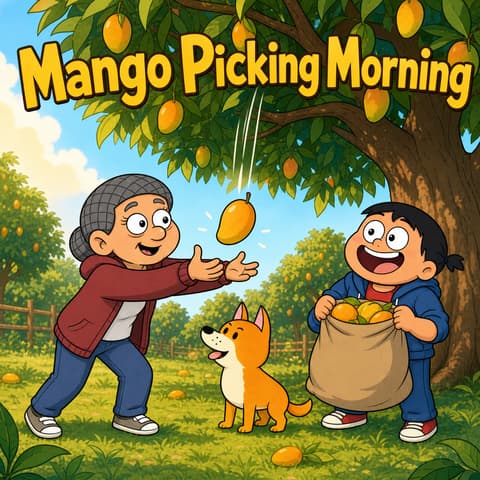 Mango Picking Morning
