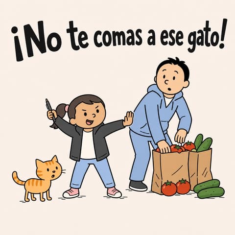 ¡No te comas eso, Gato! | Libro ATAL de vida cotidiana nivel 32