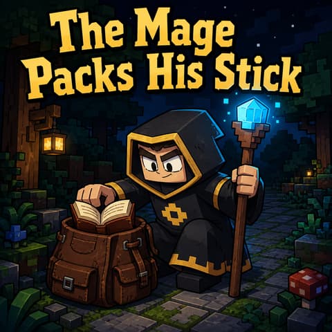 The Mage Packs His Stick