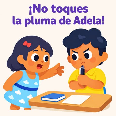 ¡No toques la pluma de Adela! | Libro ATAL de vida cotidiana nivel 65
