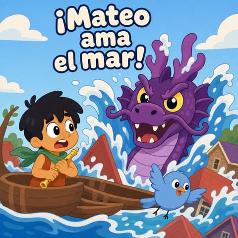 ¡Mateo ama el mar! | Libro ATAL de aventura nivel 6