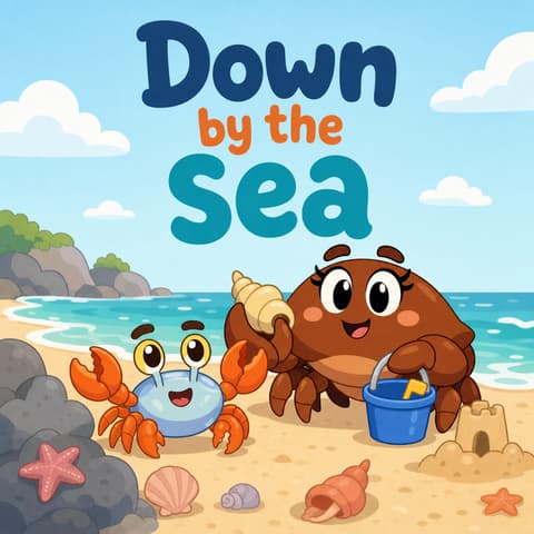 Down by the Sea | Bookbot Decodable Reader Level 54