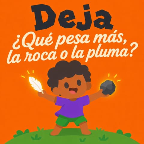 ¿Qué pesa más, la roca o la pluma? | Libro ATAL de ciencia nivel 83