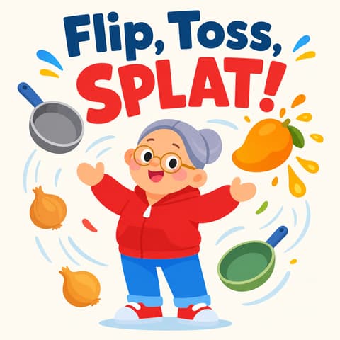 Flip, Toss, SPLAT! | Bookbot Decodable Reader Level 5