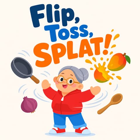 Flip, Toss, SPLAT! | Bookbot Decodable Reader Level 76