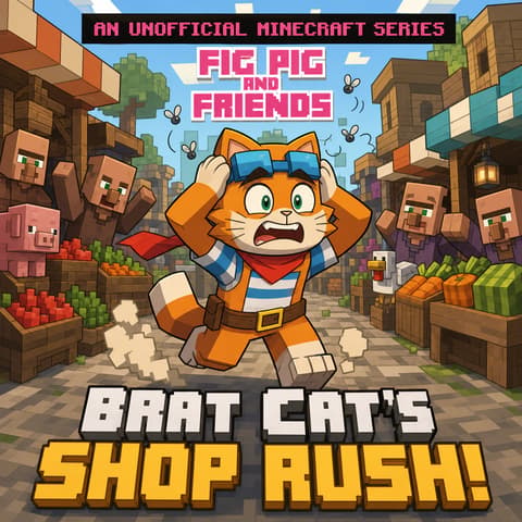 Brat Cat's Shop Rush! | Bookbot Decodable Reader Level 21