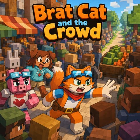 Brat Cat and the Crowd