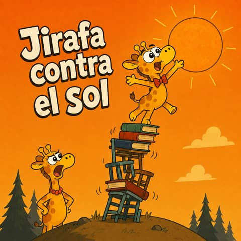 Jirafa contra el sol | Libro ATAL de animales nivel 64