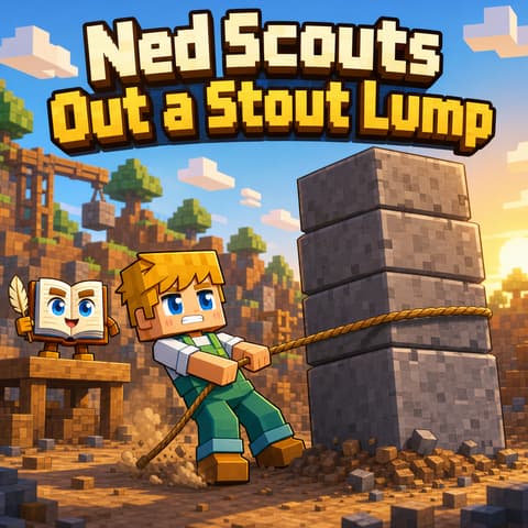 Ned Scouts Out a Stout Lump