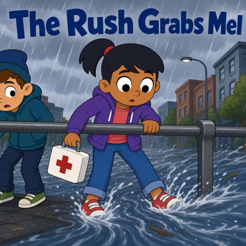 The Rush Grabs Mel