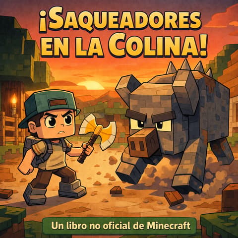 ¡Saqueadores en la colina! | Libro ATAL de Minecraft nivel 64