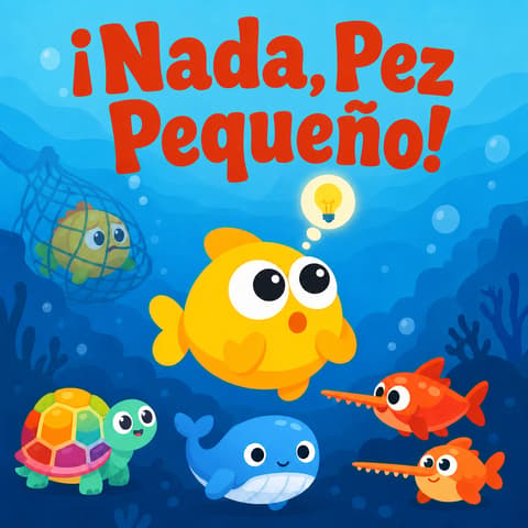 ¡Nada, Pez Pequeño! | Libro ATAL de aventura nivel 8