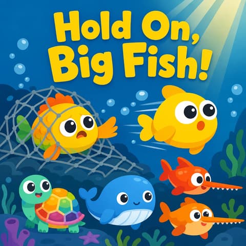 Hold On, Big Fish! | Bookbot Decodable Reader Level 21