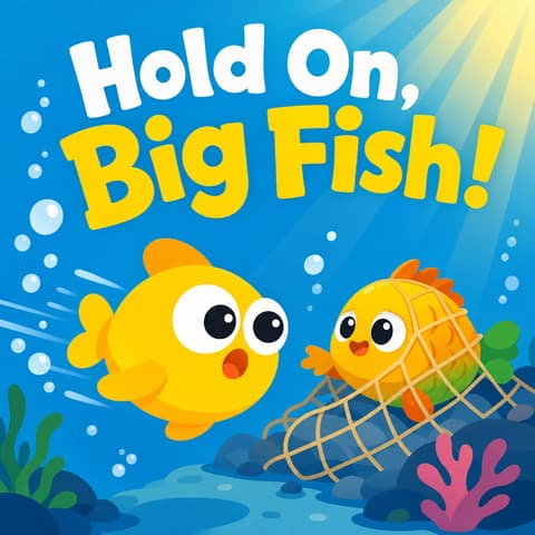 Hold On, Big Fish! | Bookbot Decodable Reader Level 69