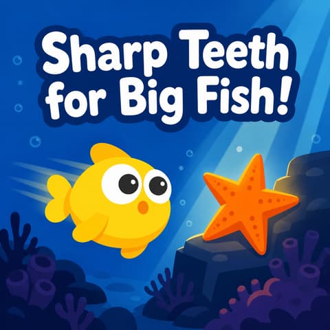 Sharp Teeth for Big Fish!