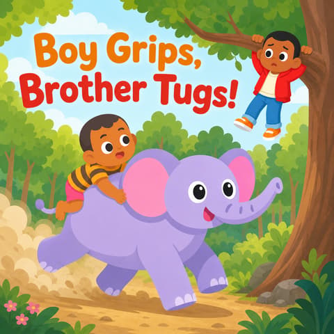 Boy Grips, Brother Tugs!