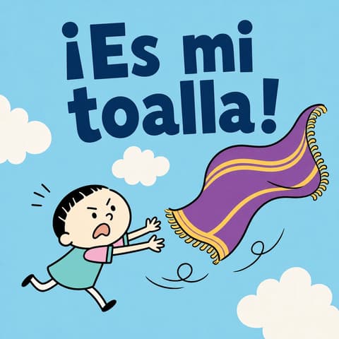 ¡Es mi toalla! | Libro ATAL de vida cotidiana nivel 36
