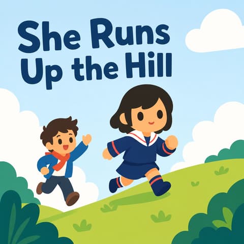 She Runs Up the Hill | Bookbot Decodable Reader Level 5