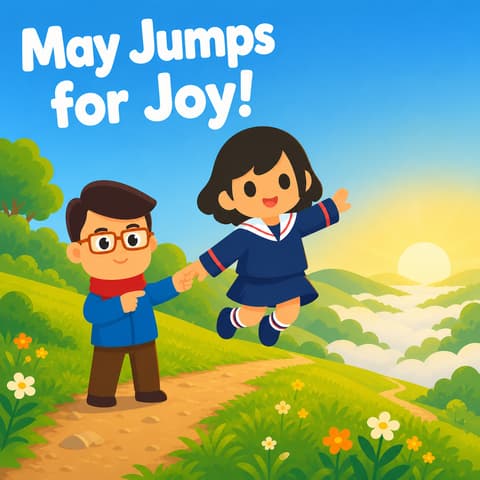 May Jumps for Joy!