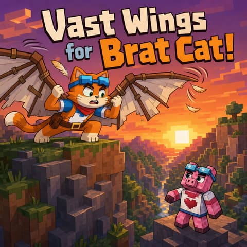 Vast Wings for Brat Cat!