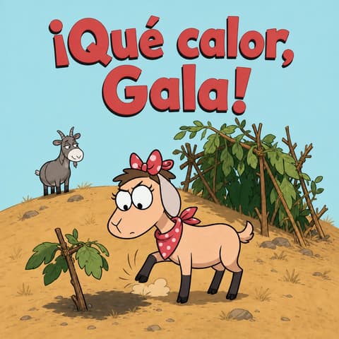 ¡Qué calor, Gala! | Libro ATAL de animales nivel 38