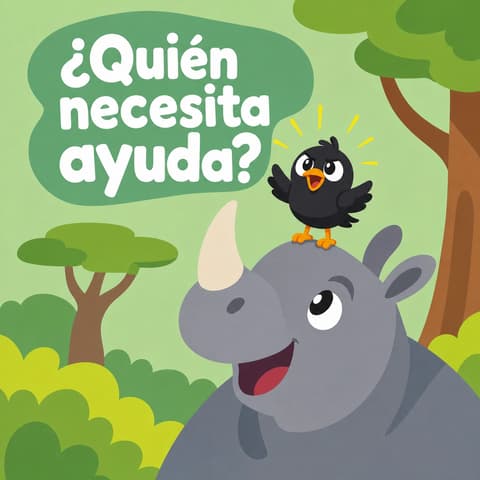 ¿Quién necesita ayuda? | Libro ATAL de animales nivel 65