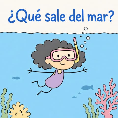 ¿Qué sale del mar? | Libro ATAL de animales nivel 10
