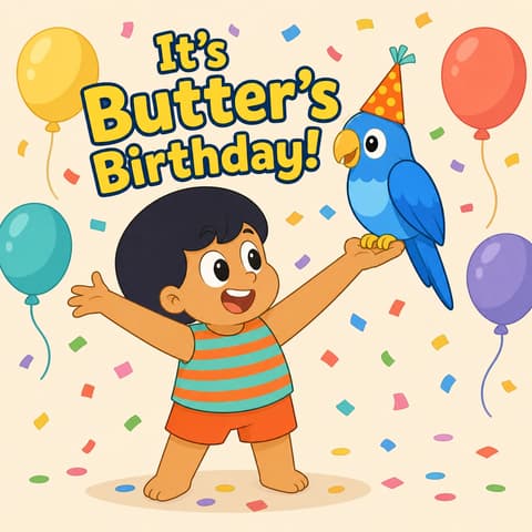 It's Butter's Birthday! | Bookbot Decodable Reader Level 82