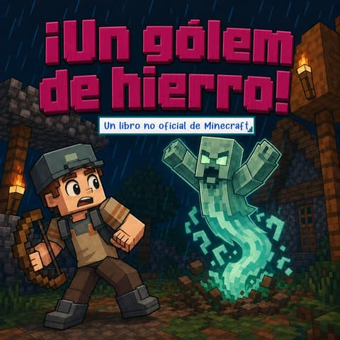 ¡Un gólem de hierro! | Libro ATAL de Minecraft nivel 38