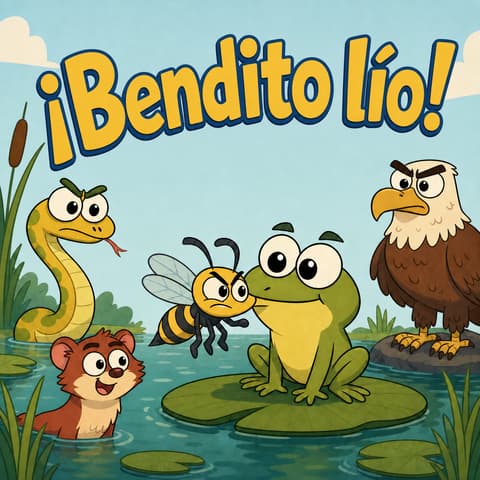 ¡Bendito lío! | Libro ATAL de animales nivel 49