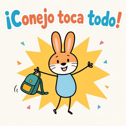 ¡Conejo toca todo! | Libro ATAL de animales nivel 12