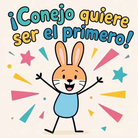¡Conejo quiere ser el primero! | Libro ATAL de animales nivel 68