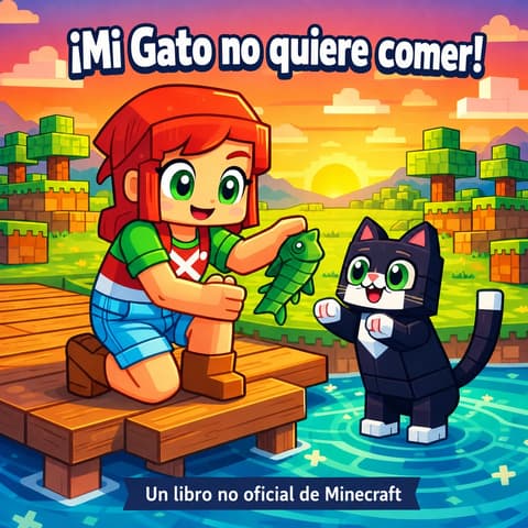 ¡Mi Gato no quiere comer! | Libro ATAL de Minecraft nivel 37
