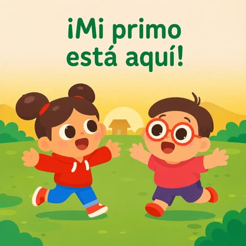 ¡Mi primo está aquí! | Libro ATAL de vida cotidiana nivel 58